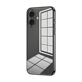 Transparent Plating Fine Hole Phone Case, For iPhone 17e / 16e, For iPhone 17 Pro Max, For iPhone 17 Pro, For iPhone 17, For iPhone Air, For iPhone 16 Pro Max