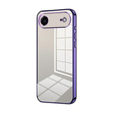 Transparent Plating Fine Hole Phone Case, For iPhone 17e / 16e, For iPhone 17 Pro Max, For iPhone 17 Pro, For iPhone 17, For iPhone Air, For iPhone 16 Pro Max