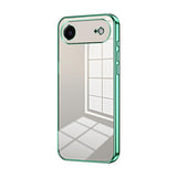 Transparent Plating Fine Hole Phone Case, For iPhone 17e / 16e, For iPhone 17 Pro Max, For iPhone 17 Pro, For iPhone 17, For iPhone Air, For iPhone 16 Pro Max