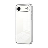Transparent Plating Fine Hole Phone Case, For iPhone 17e / 16e, For iPhone 17 Pro Max, For iPhone 17 Pro, For iPhone 17, For iPhone Air, For iPhone 16 Pro Max