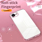 Transparent Plating Fine Hole Phone Case, For iPhone 17e / 16e, For iPhone 17 Pro Max, For iPhone 17 Pro, For iPhone 17, For iPhone Air, For iPhone 16 Pro Max