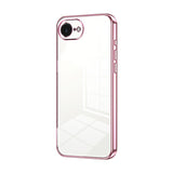 Transparent Plating Fine Hole Phone Case, For iPhone 17e / 16e, For iPhone 17 Pro Max, For iPhone 17 Pro, For iPhone 17, For iPhone Air, For iPhone 16 Pro Max