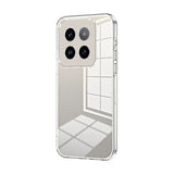 Transparent Plating Fine Hole Phone Case, For Xiaomi 14T, For Xiaomi 14 Ultra, For Xiaomi 14 Pro, For Xiaomi 14, For Xiaomi 13 Ultra, For Xiaomi Civi 3