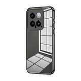 Transparent Plating Fine Hole Phone Case, For Xiaomi 14T, For Xiaomi 14 Ultra, For Xiaomi 14 Pro, For Xiaomi 14, For Xiaomi 13 Ultra, For Xiaomi Civi 3
