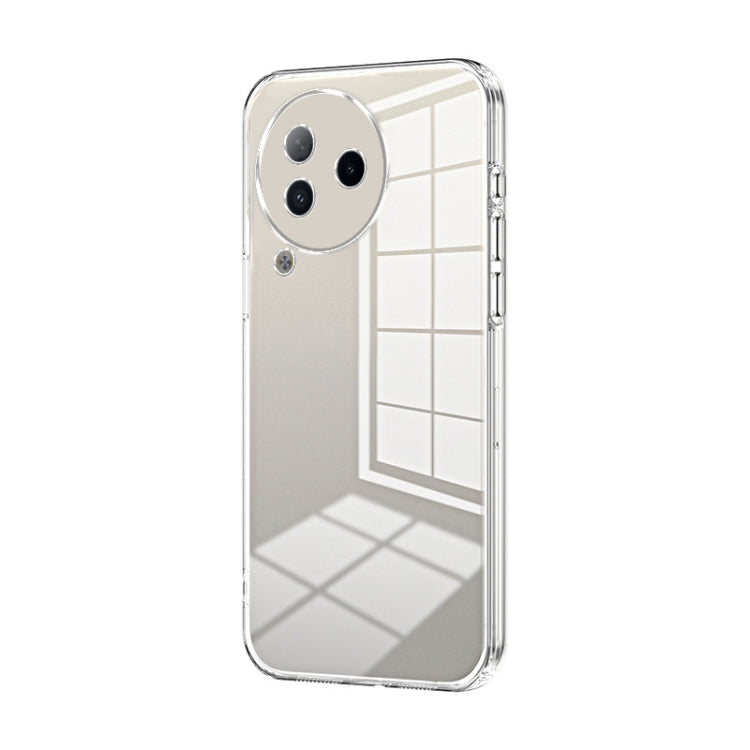 Transparent Plating Fine Hole Phone Case, For Xiaomi 14T, For Xiaomi 14 Ultra, For Xiaomi 14 Pro, For Xiaomi 14, For Xiaomi 13 Ultra, For Xiaomi Civi 3