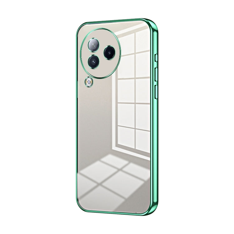 Transparent Plating Fine Hole Phone Case, For Xiaomi 14T, For Xiaomi 14 Ultra, For Xiaomi 14 Pro, For Xiaomi 14, For Xiaomi 13 Ultra, For Xiaomi Civi 3
