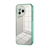 Transparent Plating Fine Hole Phone Case, For Xiaomi 14T, For Xiaomi 14 Ultra, For Xiaomi 14 Pro, For Xiaomi 14, For Xiaomi 13 Ultra, For Xiaomi Civi 3