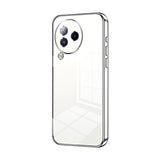 Transparent Plating Fine Hole Phone Case, For Xiaomi 14T, For Xiaomi 14 Ultra, For Xiaomi 14 Pro, For Xiaomi 14, For Xiaomi 13 Ultra, For Xiaomi Civi 3
