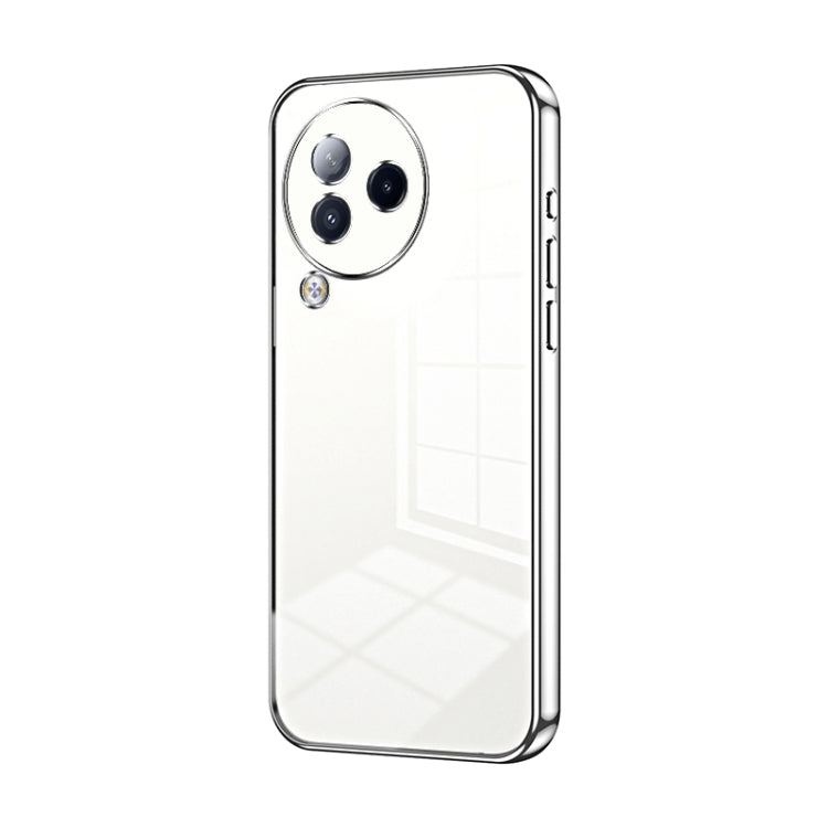 Transparent Plating Fine Hole Phone Case, For Xiaomi 14T, For Xiaomi 14 Ultra, For Xiaomi 14 Pro, For Xiaomi 14, For Xiaomi 13 Ultra, For Xiaomi Civi 3