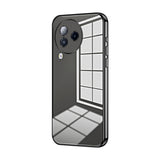 Transparent Plating Fine Hole Phone Case, For Xiaomi 14T, For Xiaomi 14 Ultra, For Xiaomi 14 Pro, For Xiaomi 14, For Xiaomi 13 Ultra, For Xiaomi Civi 3