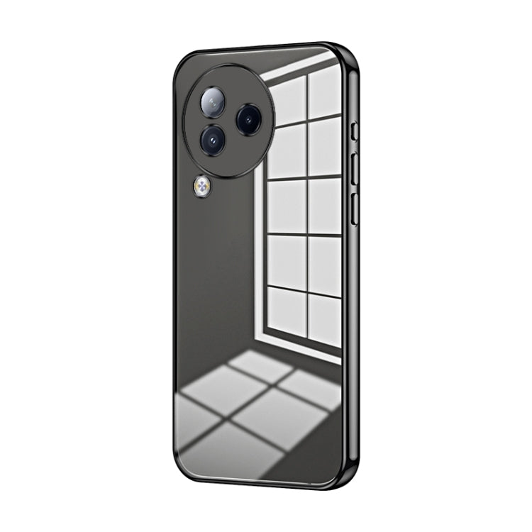 Transparent Plating Fine Hole Phone Case, For Xiaomi 14T, For Xiaomi 14 Ultra, For Xiaomi 14 Pro, For Xiaomi 14, For Xiaomi 13 Ultra, For Xiaomi Civi 3