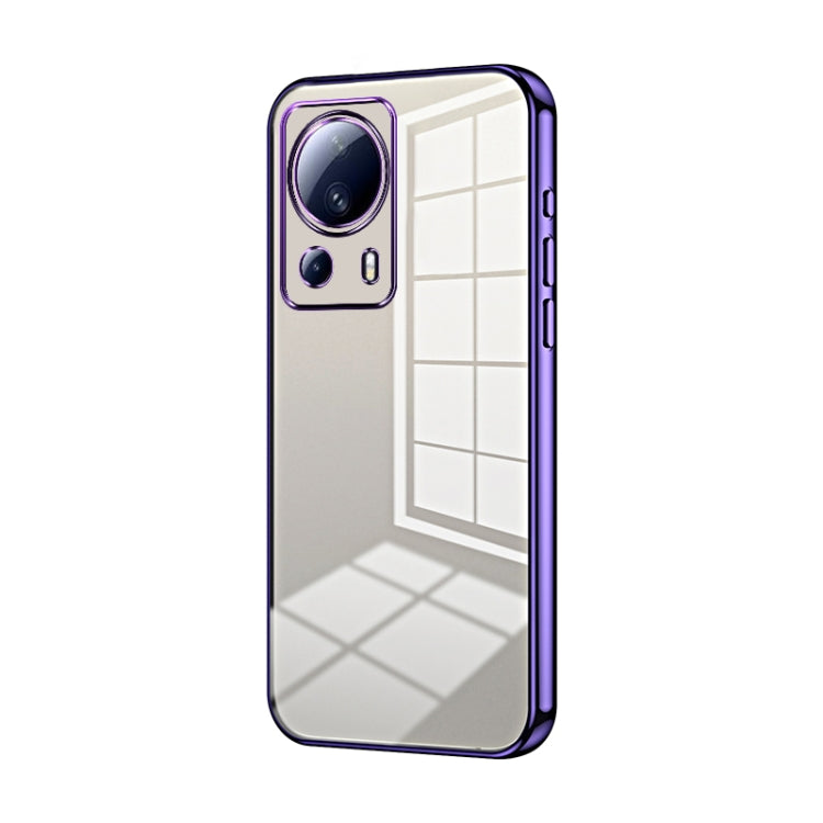 Transparent Plating Fine Hole Phone Case, For Xiaomi Civi 2 / 13 Lite, For Xiaomi 13 Pro, For Xiaomi 13, For Xiaomi 12T Pro, For Xiaomi 12 Pro / 12S Pro, For Xiaomi 12S
