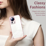 Transparent Plating Fine Hole Phone Case, For Xiaomi Civi 2 / 13 Lite, For Xiaomi 13 Pro, For Xiaomi 13, For Xiaomi 12T Pro, For Xiaomi 12 Pro / 12S Pro, For Xiaomi 12S