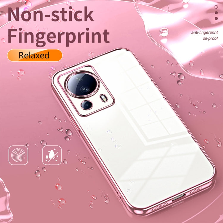 Transparent Plating Fine Hole Phone Case, For Xiaomi Civi 2 / 13 Lite, For Xiaomi 13 Pro, For Xiaomi 13, For Xiaomi 12T Pro, For Xiaomi 12 Pro / 12S Pro, For Xiaomi 12S