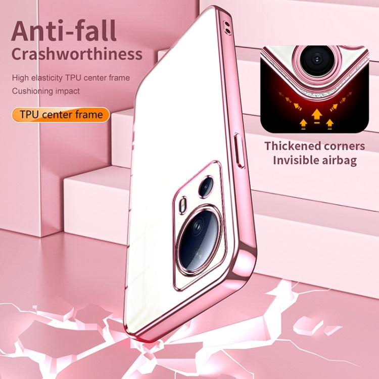 Transparent Plating Fine Hole Phone Case, For Xiaomi Civi 2 / 13 Lite, For Xiaomi 13 Pro, For Xiaomi 13, For Xiaomi 12T Pro, For Xiaomi 12 Pro / 12S Pro, For Xiaomi 12S