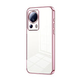 Transparent Plating Fine Hole Phone Case, For Xiaomi Civi 2 / 13 Lite, For Xiaomi 13 Pro, For Xiaomi 13, For Xiaomi 12T Pro, For Xiaomi 12 Pro / 12S Pro, For Xiaomi 12S