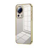 Transparent Plating Fine Hole Phone Case, For Xiaomi Civi 2 / 13 Lite, For Xiaomi 13 Pro, For Xiaomi 13, For Xiaomi 12T Pro, For Xiaomi 12 Pro / 12S Pro, For Xiaomi 12S