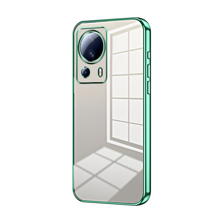 Transparent Plating Fine Hole Phone Case, For Xiaomi Civi 2 / 13 Lite, For Xiaomi 13 Pro, For Xiaomi 13, For Xiaomi 12T Pro, For Xiaomi 12 Pro / 12S Pro, For Xiaomi 12S