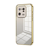 Transparent Plating Fine Hole Phone Case, For Xiaomi Civi 2 / 13 Lite, For Xiaomi 13 Pro, For Xiaomi 13, For Xiaomi 12T Pro, For Xiaomi 12 Pro / 12S Pro, For Xiaomi 12S