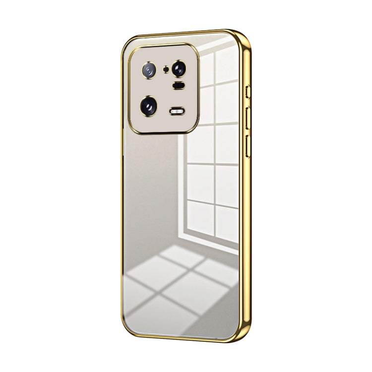 Transparent Plating Fine Hole Phone Case, For Xiaomi Civi 2 / 13 Lite, For Xiaomi 13 Pro, For Xiaomi 13, For Xiaomi 12T Pro, For Xiaomi 12 Pro / 12S Pro, For Xiaomi 12S