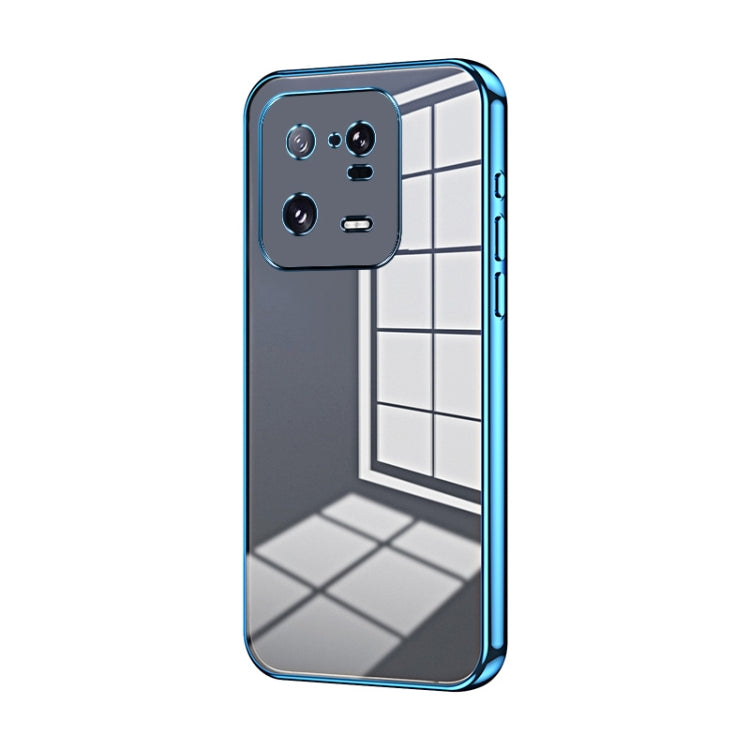 Transparent Plating Fine Hole Phone Case, For Xiaomi Civi 2 / 13 Lite, For Xiaomi 13 Pro, For Xiaomi 13, For Xiaomi 12T Pro, For Xiaomi 12 Pro / 12S Pro, For Xiaomi 12S
