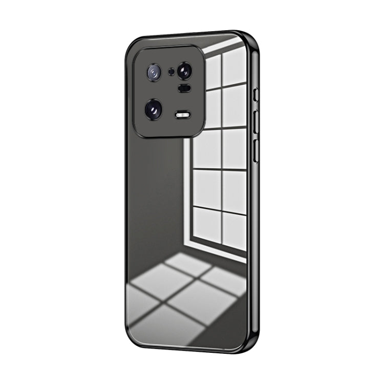 Transparent Plating Fine Hole Phone Case, For Xiaomi Civi 2 / 13 Lite, For Xiaomi 13 Pro, For Xiaomi 13, For Xiaomi 12T Pro, For Xiaomi 12 Pro / 12S Pro, For Xiaomi 12S