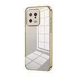 Transparent Plating Fine Hole Phone Case, For Xiaomi Civi 2 / 13 Lite, For Xiaomi 13 Pro, For Xiaomi 13, For Xiaomi 12T Pro, For Xiaomi 12 Pro / 12S Pro, For Xiaomi 12S