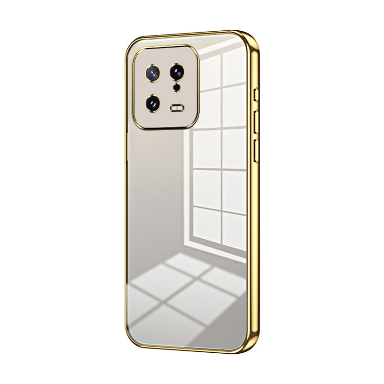 Transparent Plating Fine Hole Phone Case, For Xiaomi Civi 2 / 13 Lite, For Xiaomi 13 Pro, For Xiaomi 13, For Xiaomi 12T Pro, For Xiaomi 12 Pro / 12S Pro, For Xiaomi 12S