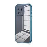 Transparent Plating Fine Hole Phone Case, For Xiaomi Civi 2 / 13 Lite, For Xiaomi 13 Pro, For Xiaomi 13, For Xiaomi 12T Pro, For Xiaomi 12 Pro / 12S Pro, For Xiaomi 12S