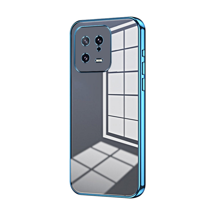 Transparent Plating Fine Hole Phone Case, For Xiaomi Civi 2 / 13 Lite, For Xiaomi 13 Pro, For Xiaomi 13, For Xiaomi 12T Pro, For Xiaomi 12 Pro / 12S Pro, For Xiaomi 12S