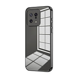 Transparent Plating Fine Hole Phone Case, For Xiaomi Civi 2 / 13 Lite, For Xiaomi 13 Pro, For Xiaomi 13, For Xiaomi 12T Pro, For Xiaomi 12 Pro / 12S Pro, For Xiaomi 12S