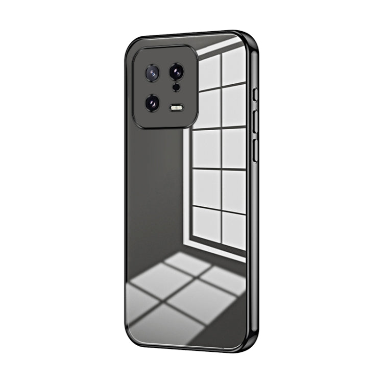 Transparent Plating Fine Hole Phone Case, For Xiaomi Civi 2 / 13 Lite, For Xiaomi 13 Pro, For Xiaomi 13, For Xiaomi 12T Pro, For Xiaomi 12 Pro / 12S Pro, For Xiaomi 12S