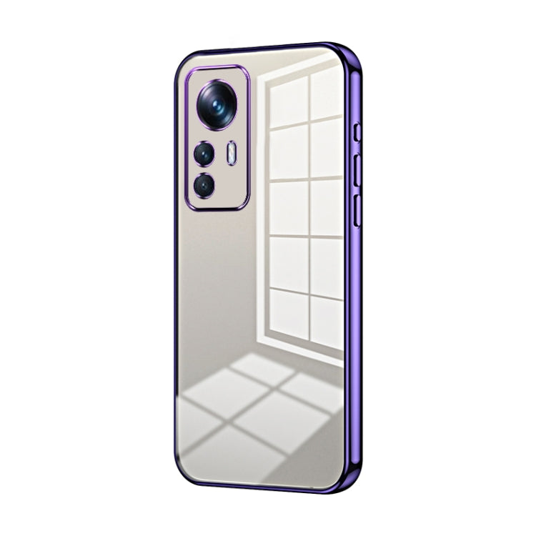 Transparent Plating Fine Hole Phone Case, For Xiaomi Civi 2 / 13 Lite, For Xiaomi 13 Pro, For Xiaomi 13, For Xiaomi 12T Pro, For Xiaomi 12 Pro / 12S Pro, For Xiaomi 12S
