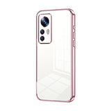 Transparent Plating Fine Hole Phone Case, For Xiaomi Civi 2 / 13 Lite, For Xiaomi 13 Pro, For Xiaomi 13, For Xiaomi 12T Pro, For Xiaomi 12 Pro / 12S Pro, For Xiaomi 12S