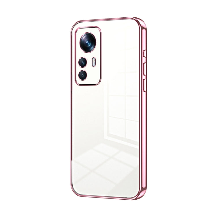 Transparent Plating Fine Hole Phone Case, For Xiaomi Civi 2 / 13 Lite, For Xiaomi 13 Pro, For Xiaomi 13, For Xiaomi 12T Pro, For Xiaomi 12 Pro / 12S Pro, For Xiaomi 12S