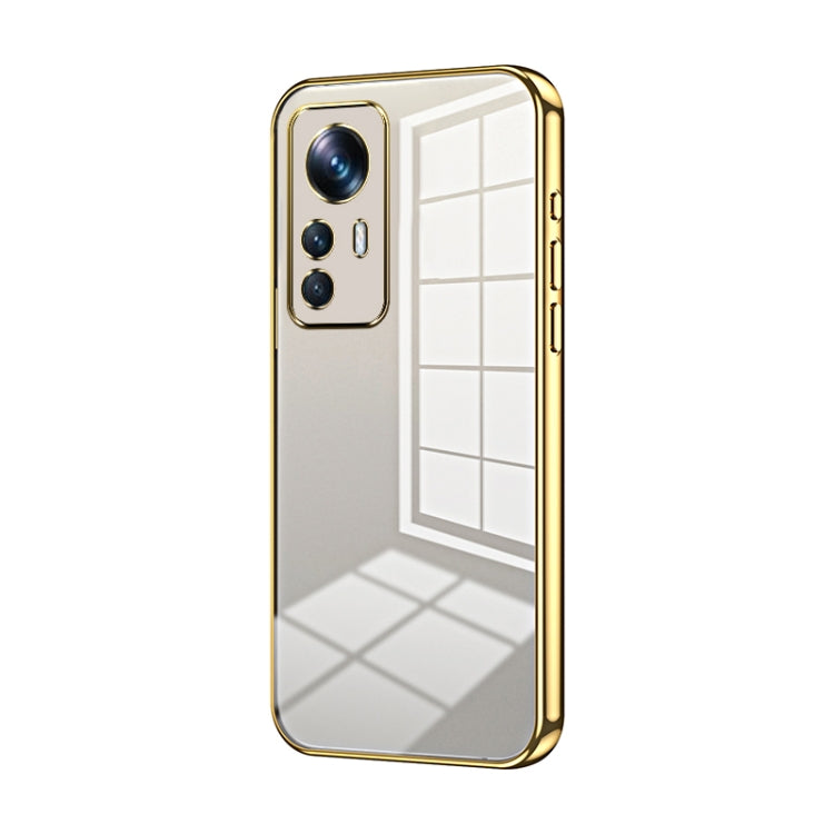 Transparent Plating Fine Hole Phone Case, For Xiaomi Civi 2 / 13 Lite, For Xiaomi 13 Pro, For Xiaomi 13, For Xiaomi 12T Pro, For Xiaomi 12 Pro / 12S Pro, For Xiaomi 12S
