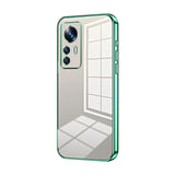 Transparent Plating Fine Hole Phone Case, For Xiaomi Civi 2 / 13 Lite, For Xiaomi 13 Pro, For Xiaomi 13, For Xiaomi 12T Pro, For Xiaomi 12 Pro / 12S Pro, For Xiaomi 12S