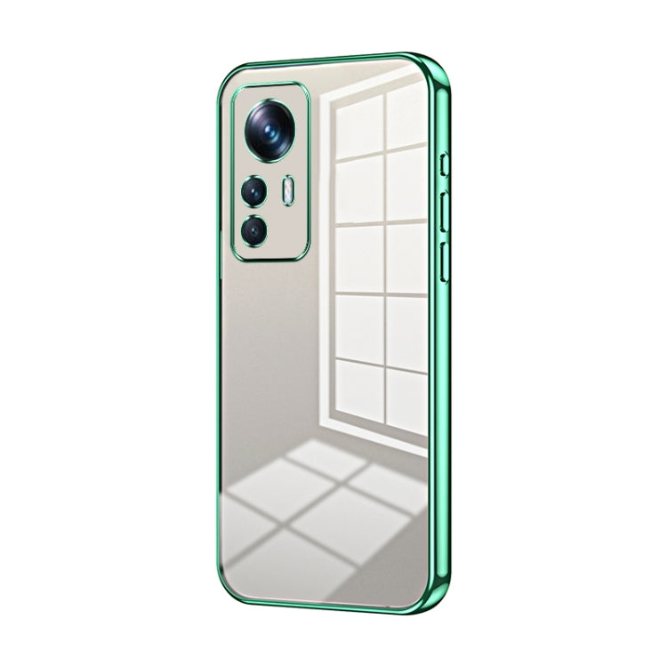 Transparent Plating Fine Hole Phone Case, For Xiaomi Civi 2 / 13 Lite, For Xiaomi 13 Pro, For Xiaomi 13, For Xiaomi 12T Pro, For Xiaomi 12 Pro / 12S Pro, For Xiaomi 12S