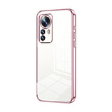 Transparent Plating Fine Hole Phone Case, For Xiaomi Civi 2 / 13 Lite, For Xiaomi 13 Pro, For Xiaomi 13, For Xiaomi 12T Pro, For Xiaomi 12 Pro / 12S Pro, For Xiaomi 12S