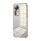 Transparent Plating Fine Hole Phone Case, For Xiaomi Civi 2 / 13 Lite, For Xiaomi 13 Pro, For Xiaomi 13, For Xiaomi 12T Pro, For Xiaomi 12 Pro / 12S Pro, For Xiaomi 12S