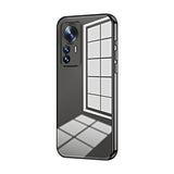 Transparent Plating Fine Hole Phone Case, For Xiaomi Civi 2 / 13 Lite, For Xiaomi 13 Pro, For Xiaomi 13, For Xiaomi 12T Pro, For Xiaomi 12 Pro / 12S Pro, For Xiaomi 12S