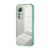 Transparent Plating Fine Hole Phone Case, For Xiaomi Civi 2 / 13 Lite, For Xiaomi 13 Pro, For Xiaomi 13, For Xiaomi 12T Pro, For Xiaomi 12 Pro / 12S Pro, For Xiaomi 12S