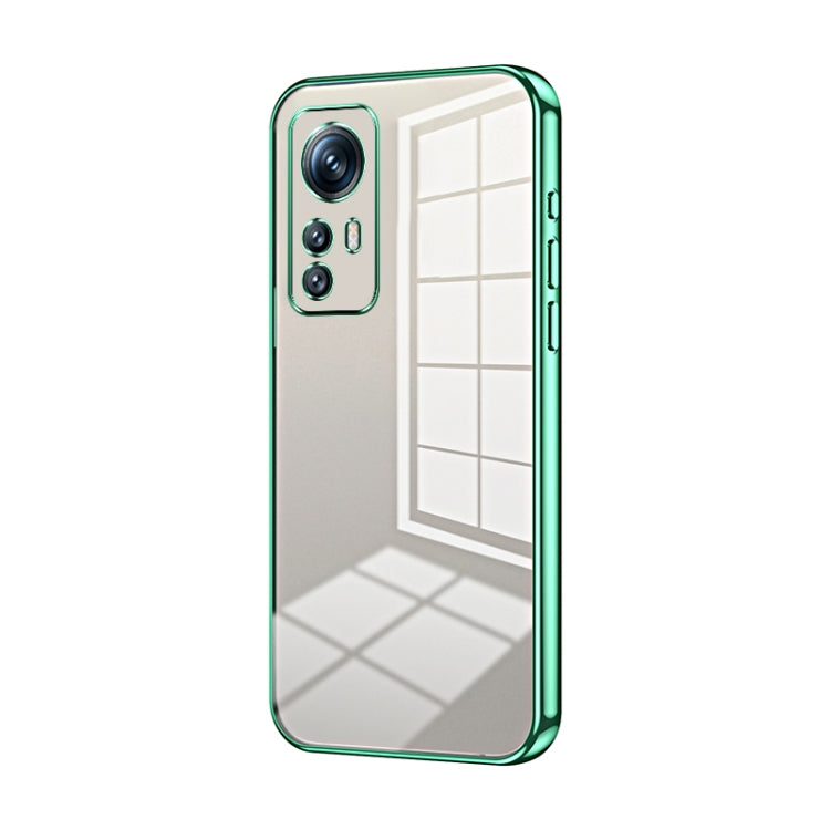 Transparent Plating Fine Hole Phone Case, For Xiaomi Civi 2 / 13 Lite, For Xiaomi 13 Pro, For Xiaomi 13, For Xiaomi 12T Pro, For Xiaomi 12 Pro / 12S Pro, For Xiaomi 12S