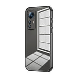 Transparent Plating Fine Hole Phone Case, For Xiaomi Civi 2 / 13 Lite, For Xiaomi 13 Pro, For Xiaomi 13, For Xiaomi 12T Pro, For Xiaomi 12 Pro / 12S Pro, For Xiaomi 12S