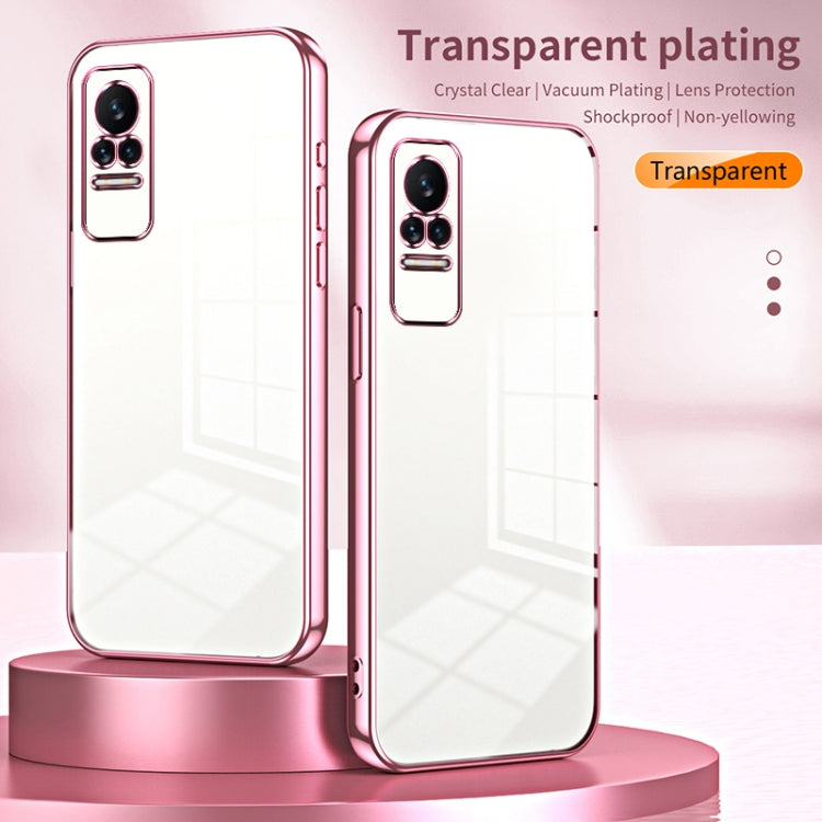 Transparent Plating Fine Hole Phone Case, For Xiaomi Civi / Civi 1S, For Xiaomi Poco M4 Pro, For Xiaomi Poco X4 Pro 5G, For Xiaomi 12 / 12X, For Xiaomi 11T / 11T Pro, For Xiaomi Mix 4