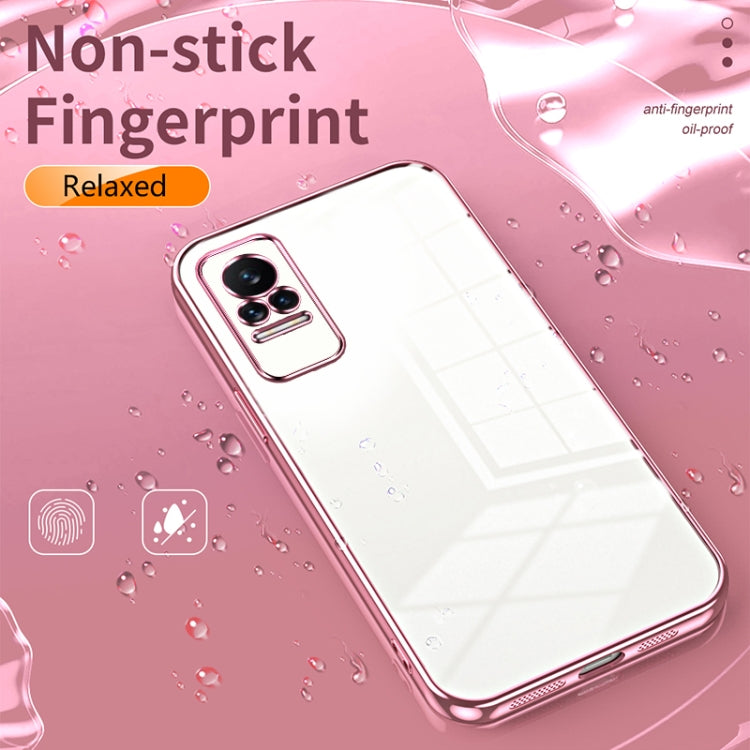 Transparent Plating Fine Hole Phone Case, For Xiaomi Civi / Civi 1S, For Xiaomi Poco M4 Pro, For Xiaomi Poco X4 Pro 5G, For Xiaomi 12 / 12X, For Xiaomi 11T / 11T Pro, For Xiaomi Mix 4