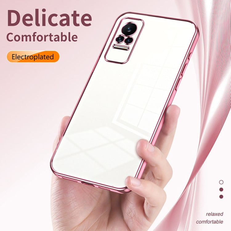 Transparent Plating Fine Hole Phone Case, For Xiaomi Civi / Civi 1S, For Xiaomi Poco M4 Pro, For Xiaomi Poco X4 Pro 5G, For Xiaomi 12 / 12X, For Xiaomi 11T / 11T Pro, For Xiaomi Mix 4