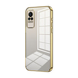 Transparent Plating Fine Hole Phone Case, For Xiaomi Civi / Civi 1S, For Xiaomi Poco M4 Pro, For Xiaomi Poco X4 Pro 5G, For Xiaomi 12 / 12X, For Xiaomi 11T / 11T Pro, For Xiaomi Mix 4