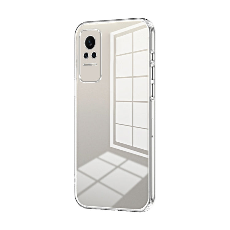 Transparent Plating Fine Hole Phone Case, For Xiaomi Civi / Civi 1S, For Xiaomi Poco M4 Pro, For Xiaomi Poco X4 Pro 5G, For Xiaomi 12 / 12X, For Xiaomi 11T / 11T Pro, For Xiaomi Mix 4