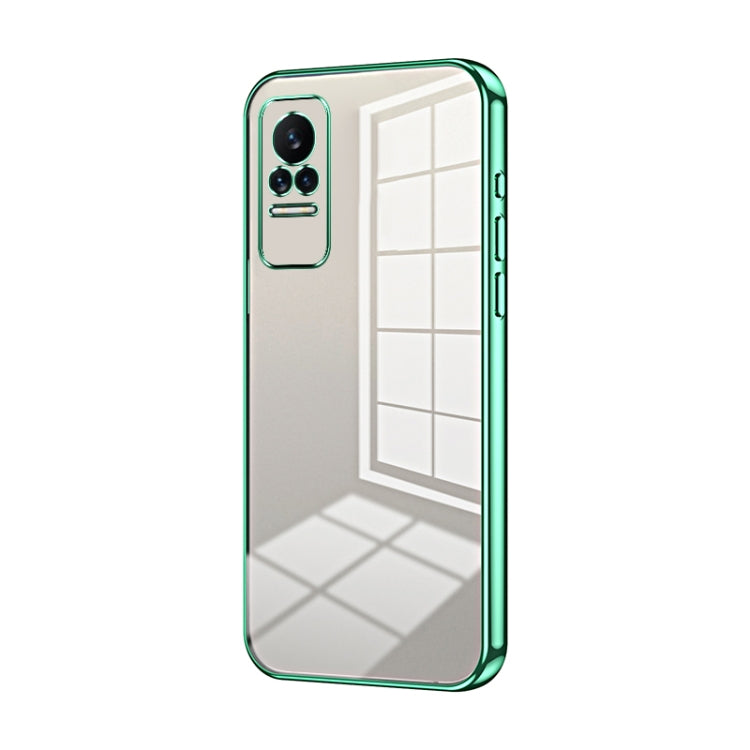 Transparent Plating Fine Hole Phone Case, For Xiaomi Civi / Civi 1S, For Xiaomi Poco M4 Pro, For Xiaomi Poco X4 Pro 5G, For Xiaomi 12 / 12X, For Xiaomi 11T / 11T Pro, For Xiaomi Mix 4